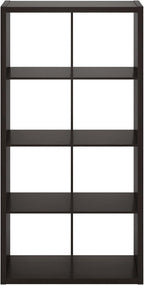 Furinno CUBICLE Book Shelf, 8-Cube Bookshelf, Extra Thick Frame Horizontally & - Image 12
