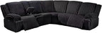 First of a Kind Pelle Collection Power Reclining Sectional Sofa - Image 2