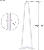 SMARTSTANDARD 16 Inch Heavy Duty Hairpin Furniture Legs, Metal Home DIY Projects - Image 8