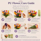 Mandy's 20pcs Artificial Multicolor Tulips - Image 6