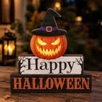 Putuo Decor Halloween Table Decor Halloween Pumpkin Decor With LED Light by PUTUODECOR