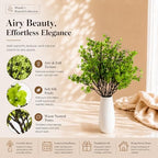 Mandy's 6 Bundles Artificial Green Baby’s Breath Flowers - Image 2