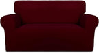 PureFit Stretch Loveseat Covers Fleece Couch Covers by PureFit