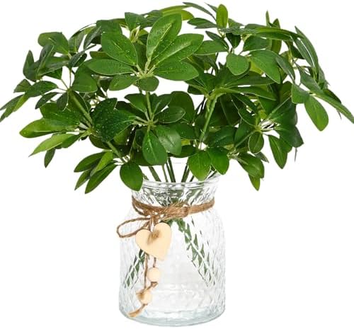 Kimura's Cabin Artificial Plants with Vase Real Touch Green Plant in Vase by WeddingPartyArrangementBouquetsDecorationArtificialFlowers