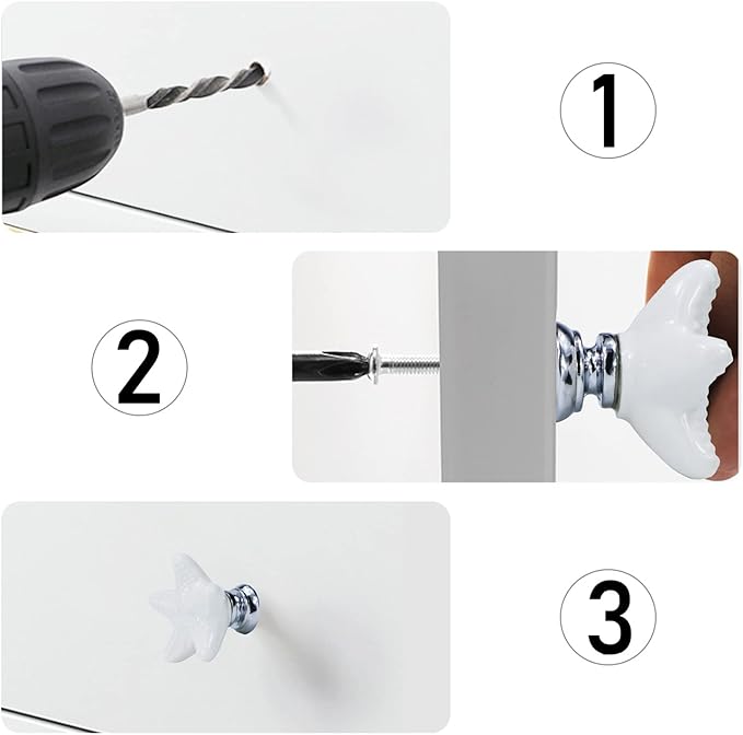 Starfish Drawer Knobs Coastal Kitchen Cabinet Knos Beach Themeb Knob Ceramic - Image 7
