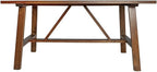 Flash Furniture Eli Farmhouse Trestle Coffee Table, Rustic Solid Wood Coffee - Image 6