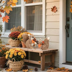 winemana Set of 2 Fall Decorations for Home Squirrels Table Decor - Image 4