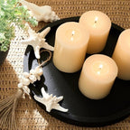 Vanselia Decorative Table Tray Round Trays Home Decor Cement (11.8" Black) - Image 4