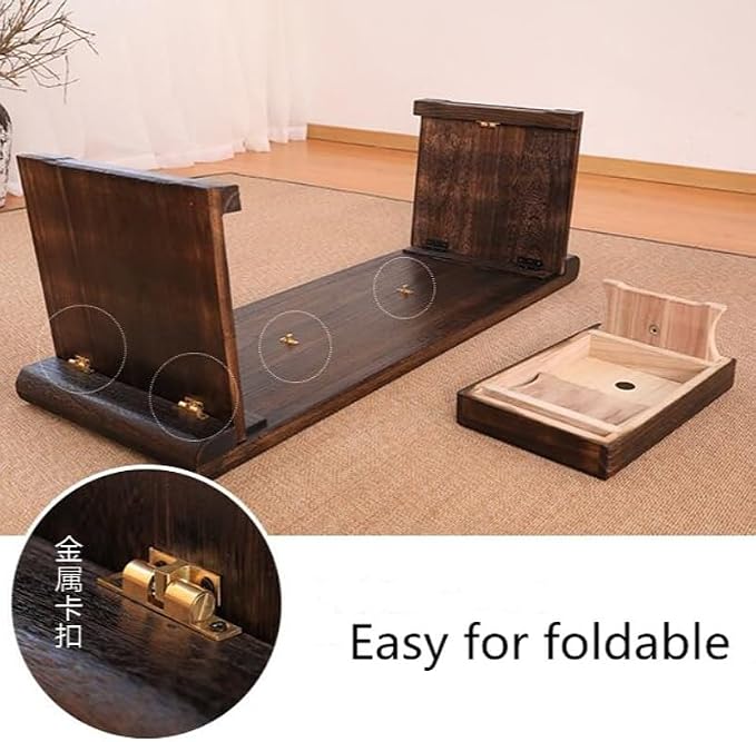 Couch End Table Wooden Floor Table - Image 6