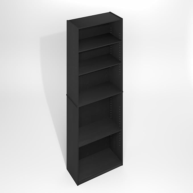 Furinno Jaya Simply Book Shelf, 5-Tier Bookshelf, Bookcase - Image 5