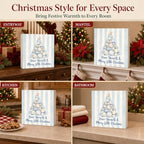 Christmas Decorations Coastal Xmas Seashell Tree Wood Box Sign - Image 6