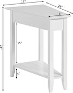 Convenience Concepts American Heritage Wedge End Table 24" - Image 3