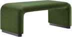Modway EEI-6735-BLK-MOS Koda Performance Velvet Waterfall Ottoman by Modway