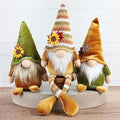 DAZONGE 3PCS Gnome Plush for Fall Decor, Harvest Gnomes Tiered Tray Decor by Dazonge