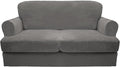 CUCRAF T Cushion Sofa Cover 3 Piece Loveseat Slipcovers, Soft Thick Velvet by CUCRAF