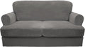 CUCRAF Cushion Sofa Cover 3 Piece Slipcovers, Soft Thick Velvet Couch Cover by CUCRAF