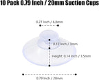 10 Pack Glass Table Suction Cups - 20mm Rubber Suckers - Image 4