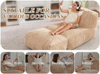 Hobestluk Big Bean Bag Lounger Chairs Large Beanbag Chair - Image 5