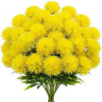 Uieke 36 Pcs Dandelion Artificial Flowers Yellow Flowers Fake Plants Flower Bouquet Plastic Flowers for Home DIY Decoration Wedding Decor by Uieke