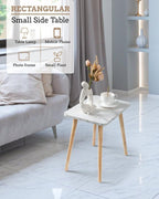 FORAOFUR Small End Table, Side Table Accent Table Living Room Bedroom Balcony - Image 8