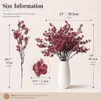 Mandy's 6 Bundles Artificial Mauve Baby’s Breath Flowers - Image 3