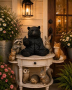 12" Hilarious Papa Bear Middle Finger Statue – Outdoor Decor - Image 5