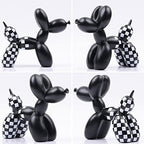 Creative Balloon Dog Sculpture Modern Home Decoration Trendy Animal Art Ornaments Collection Figurine Bedroom Living Room Office Desktop Resin Decors - Image 4