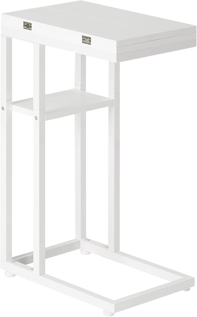 HOOBRO Foldable End Table, C Shaped Side Table by HOOBRO