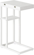 HOOBRO Foldable End Table, C Shaped Side Table by HOOBRO