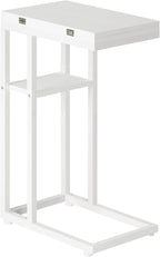 HOOBRO Foldable End Table, C Shaped Side Table by HOOBRO