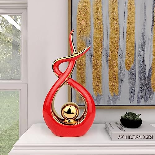 Norrclp Home Decor Modern Abstract Art Ceramic Statue Table Decor (Large) - Image 5
