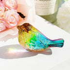 3 Inch Colorful Blown Glass Bird Collectible Figurines for Home Table Decor - Image 2