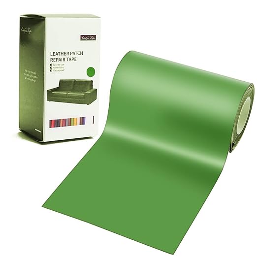 Leather Repair Patch Tape Green 3 x 60 inch Self Adhesive Leather Repair Tape by Cindy%27s+Tape