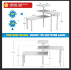 JayRex Bathroom Organizer Countertop Corner Shelf, 3 Tier Moveable Organizer - Image 2