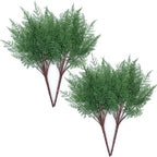 Artificial Ferns Plants Indoor Decor Fake Boston Fern for Outdoors 4 Pack, Faux Plastic Greenery Shrubs Home Garden Verandah Kitchen Bathroom Decoration Wedding Party Christmas DIY Bundles Bush 4 Pcs by CATTREE