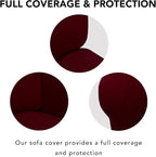 PureFit Stretch Oversized Loveseat Covers Couch Covers - Image 4