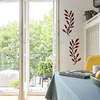 Zhengmy 2 Pcs Metal Leaf Wall Art Vine Branch Decor,Autumn Color - Image 4