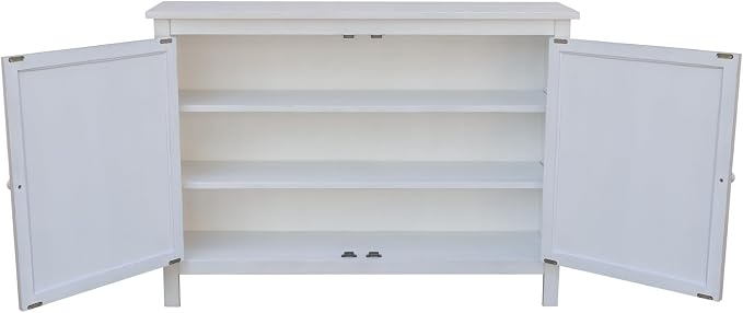 International Concepts 34" High Solid Wood Hall Storage Cabinet Cupboard - Image 6
