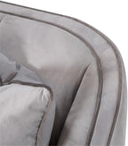 MICHAEL AMINI Roxbury Park 94" W Velvet Sofa in Steel Gray/Slate - Image 8