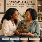 Christian Gifts for Women, African American Black Woman Wood Acrylic Plaque - Image 6