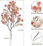 8Pcs Artificial Fall Flowers Real Touch Babys Breath Flowers Decorations - Image 6