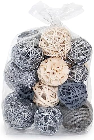 ANDALUCA Decorative Balls Orbs Bag (Silver) - Image 3