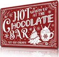 Hot Chocolate Bar Sign for Christmas Kitchen Wall Art Decor by HomelyAccents
