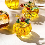 2.5inch Glass Pumpkins For Decorating Figurines Collectibles,Gold - Image 5