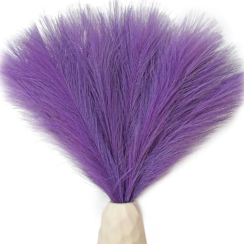 Mandy's 20 Stems Purple Silk Pampas Grass Bouquet by Mandys