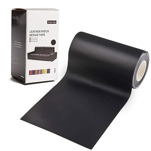 Cindy's Tape Leather Repair Patch Tape Kit Black 3 x 60 inch Self Adhesive by Cindy%27s+Tape