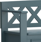 SIMPLIHOME Amherst Entryway Storage Bench - Image 7
