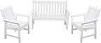 Stoog 3 Pieces All-Weather Patio Furniture Set, Include 2 Outdoor Chairs and 1 by Stoog