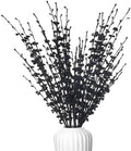 5Pcs Black 29.5" Artificial Jasmine Flowers for Halloween DIY Wreath Decor by Wolpark