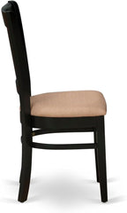 East West Furniture ANVA5-BLK-C 5 Piece Dining Room Furniture Set Includes a - Image 13